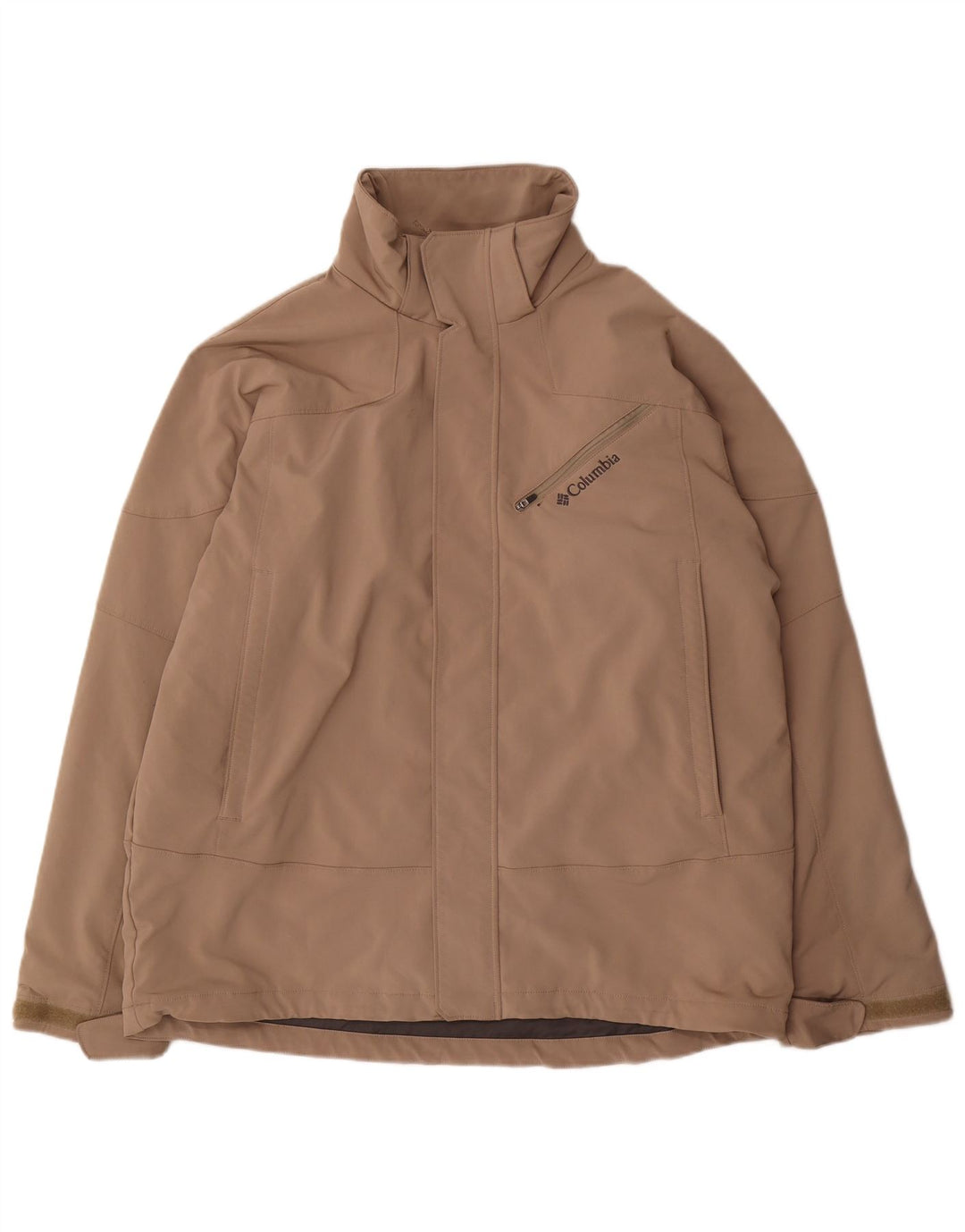 Ανδρικό τζάκετ Columbia Windbreaker UK 40 Large Beige Polyester