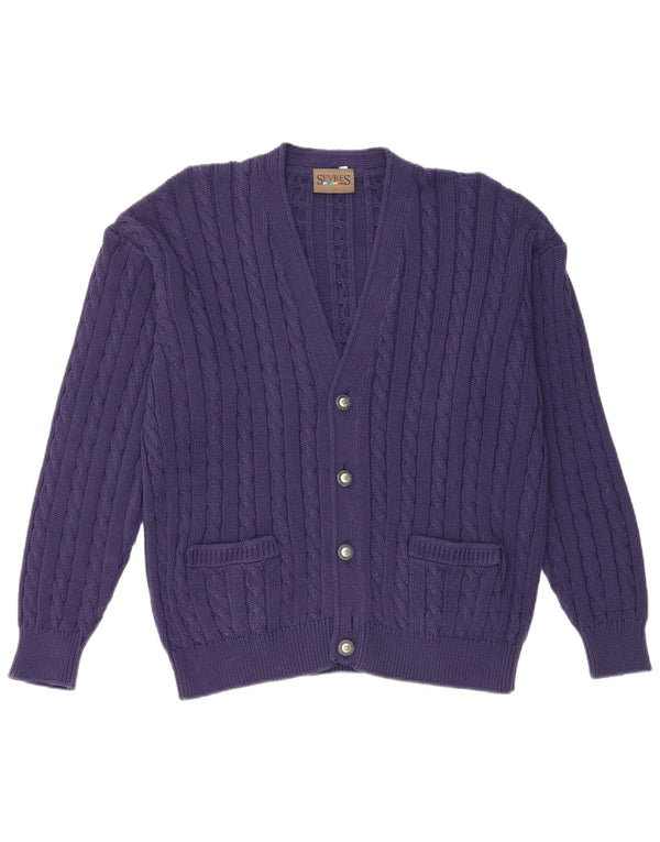 Ανδρική ζακέτα Sevres IT 50 Medium Navy Blue Cotton