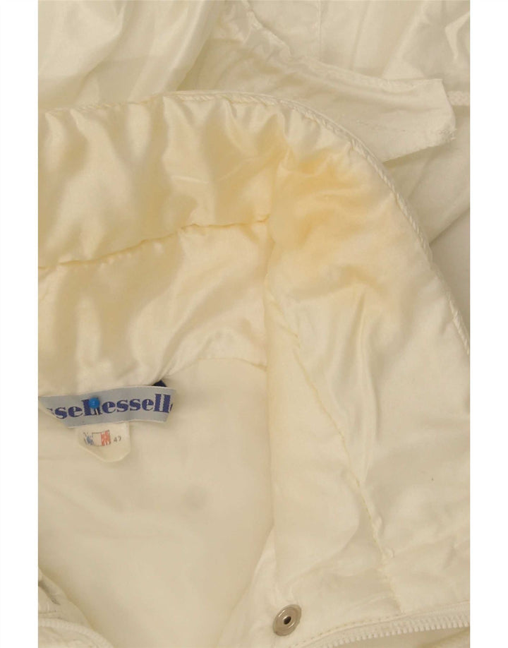 Ellesse Γυναικείο μπουφάν με κουκούλα IT 42 Medium Off White