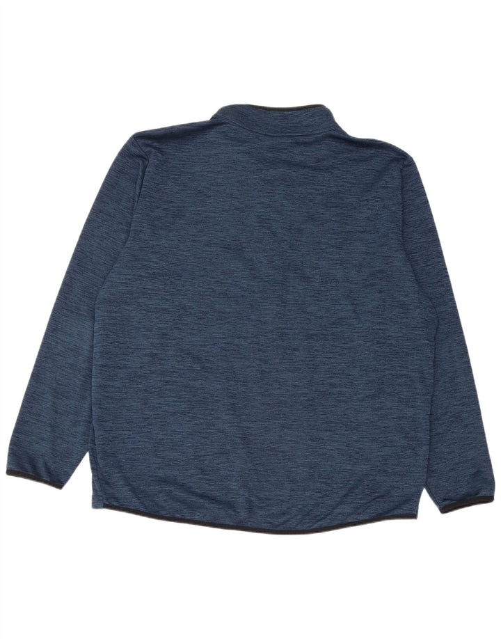 Under Armour Ανδρική φόρμα πουλόβερ με φερμουάρ Top 2XL Blue Flecked