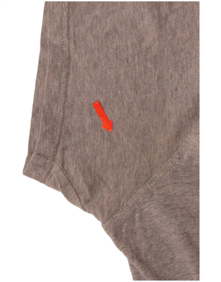 Ανδρικό γραφικό μπλουζάκι ADIDAS Top Medium Grey Cotton