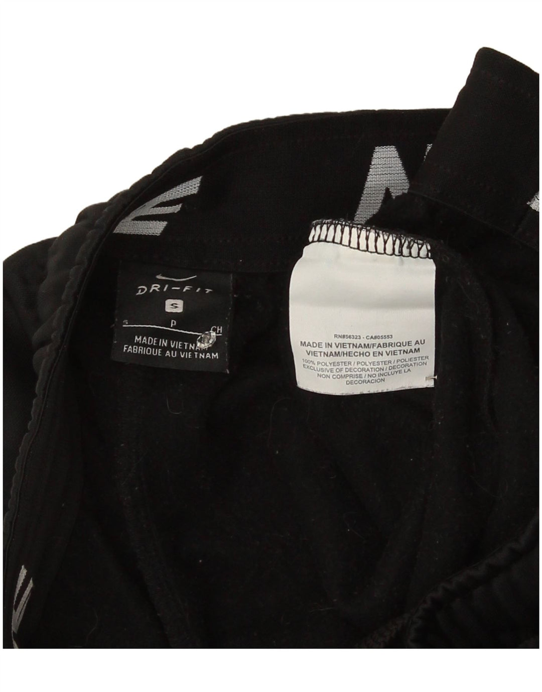 Ανδρικό παντελόνι αθλητικής φόρμας Nike Dri Fit Μικρό μαύρο πολυεστέρα