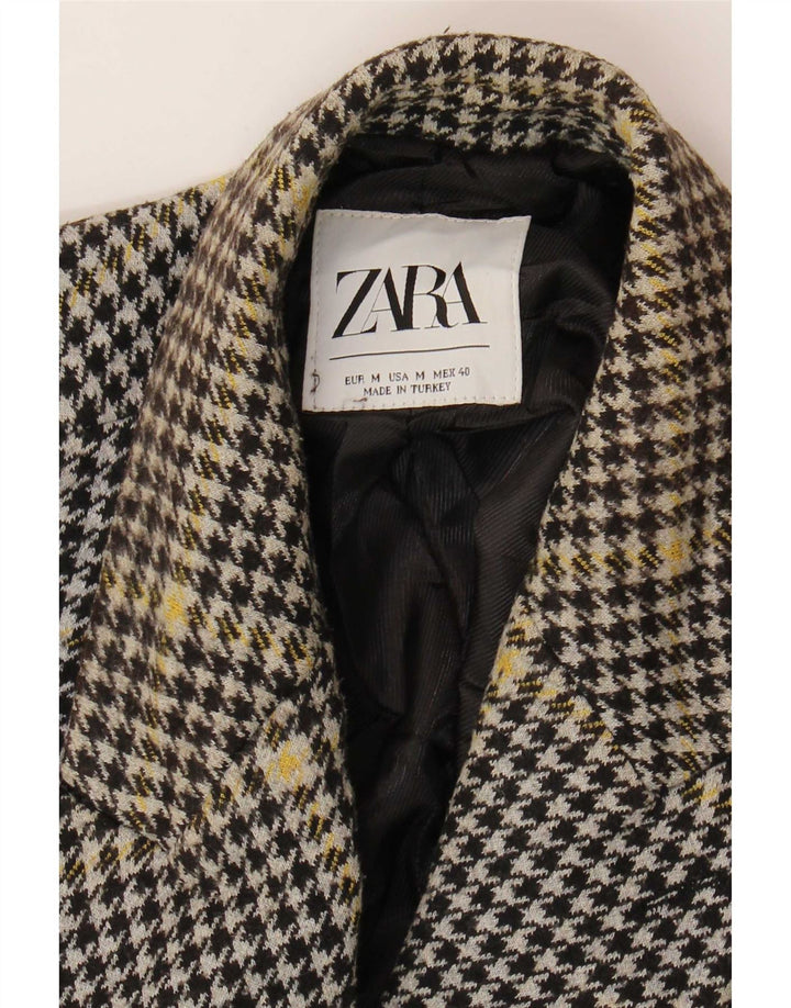 Zara Ανδρικό σακάκι Blazer UK 38 Medium Black Houndstooth