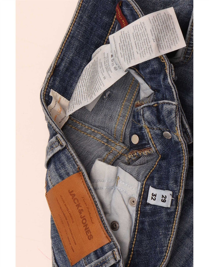 Jack & Jones Ανδρικό Slim Jeans W29 L32 Μπλε βαμβακερό