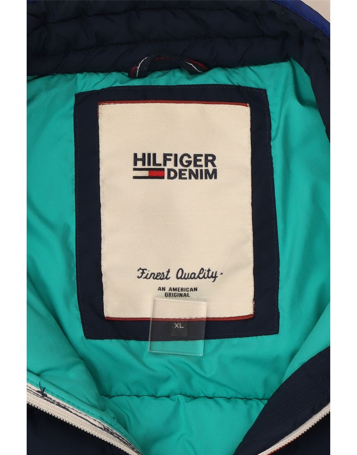 Tommy Hilfiger Ανδρικό μπουφάν με επένδυση UK 42 XL Navy Blue Polyester