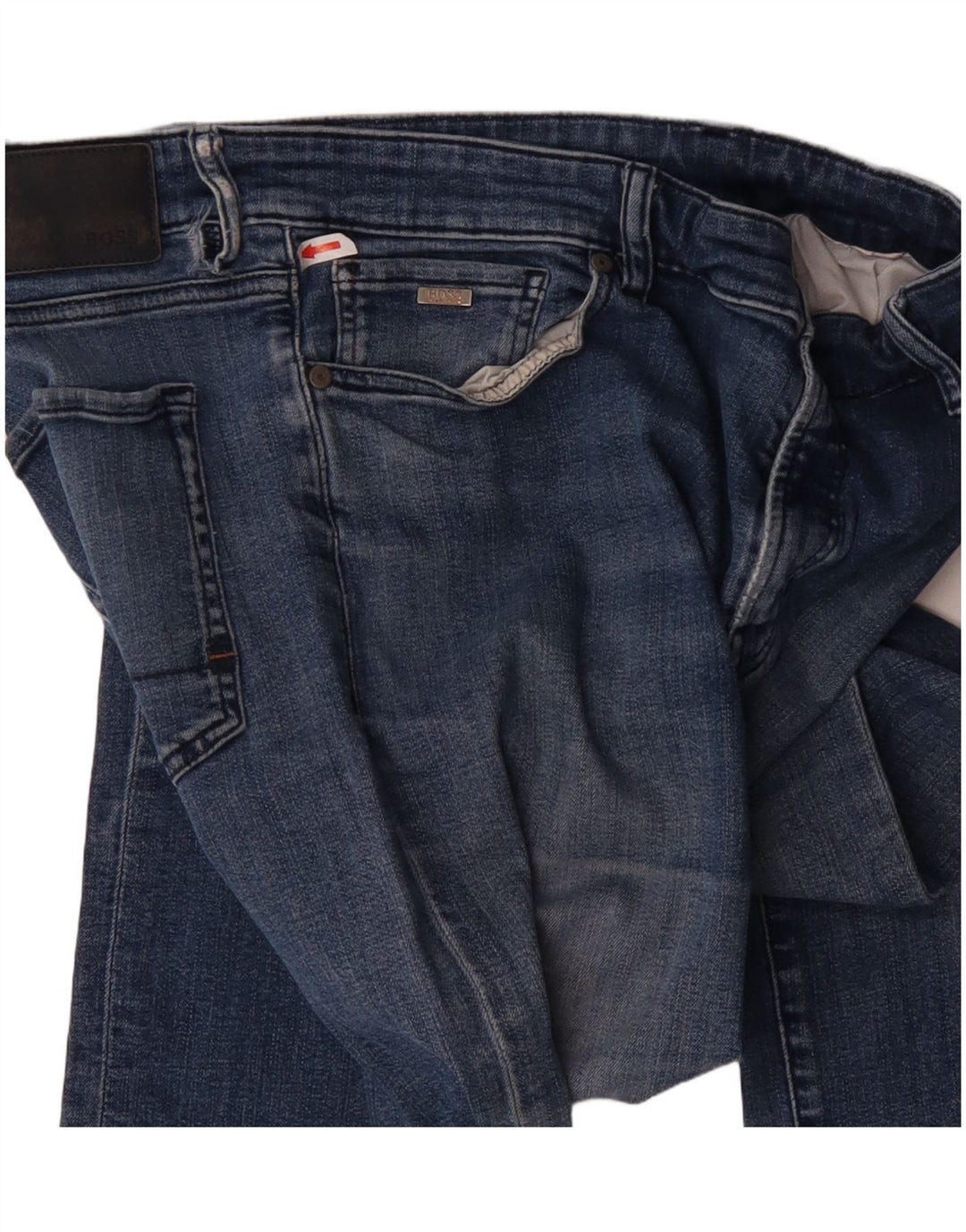 Ανδρικό τζιν ίσιο Hugo Boss W38 L31 Μπλε