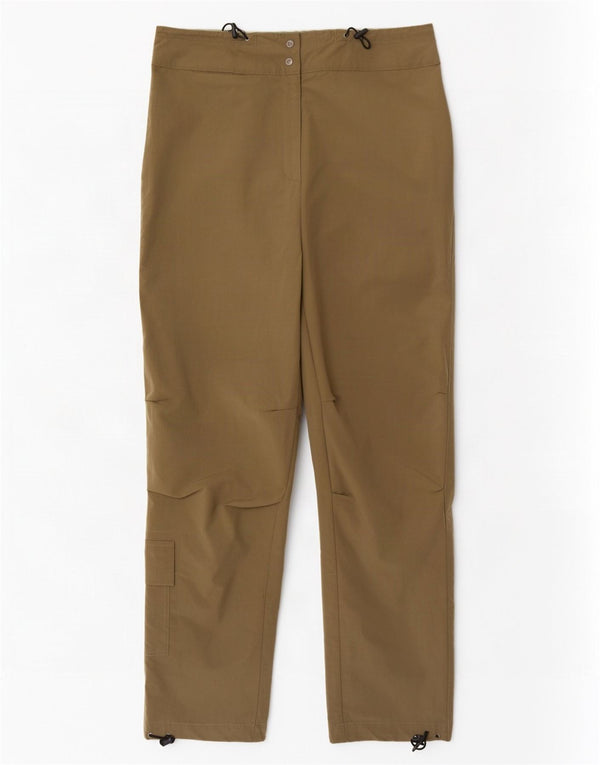 Active γυναικείο ψηλόμεσο ίσιο παντελόνι Cargo IT 46 Large W30 L30 Khaki