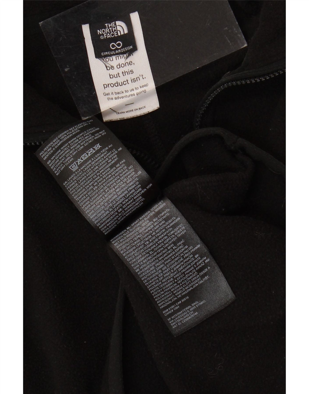 THE NORTH FACE Κορίτσια με φερμουάρ φλις λαιμόκοψη 12-13 ετών μαύρο πολυεστέρα