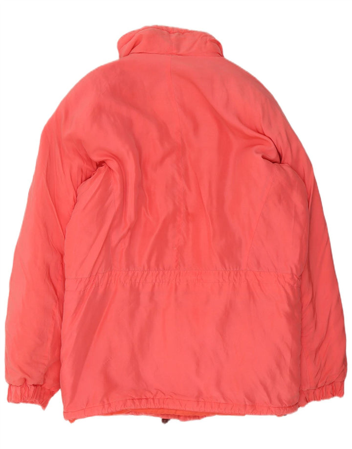 Vintage γυναικείο τζάκετ αντιανεμικό UK 18 XL Pink Silk