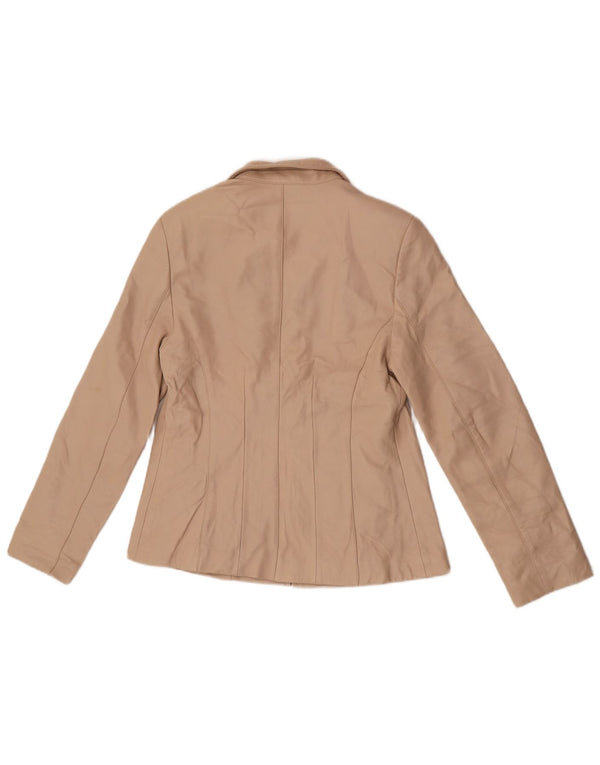 Lakeland Γυναικείο Δερμάτινο Μπουφάν UK 12 Medium Beige Leather