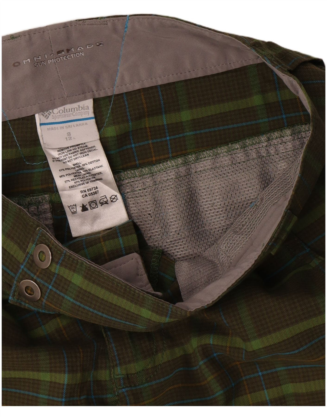 Columbia Γυναικείο σορτς Cargo Omni-Shade US 8 Medium W32 Χακί Check