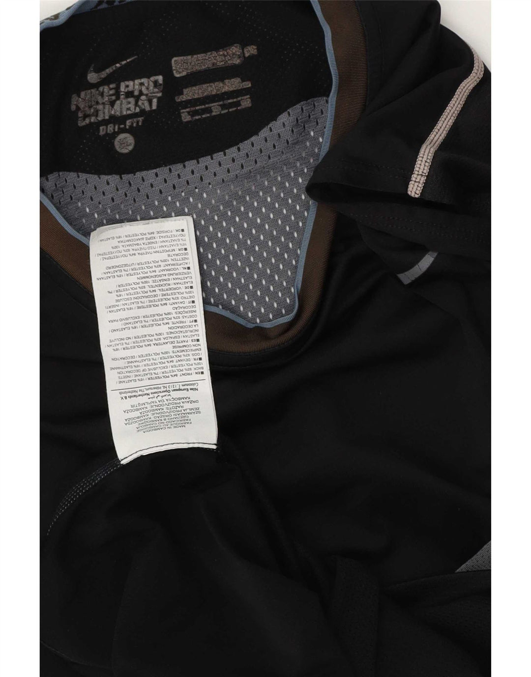 Γραφικό γιλέκο Nike Mens Dri Fit Top XL Μαύρο Colourblock Πολυεστέρας