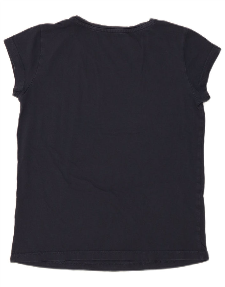 Γυναικείο γραφικό μπλουζάκι MUSTANG τοπ UK 10 Small Navy Blue από βαμβάκι