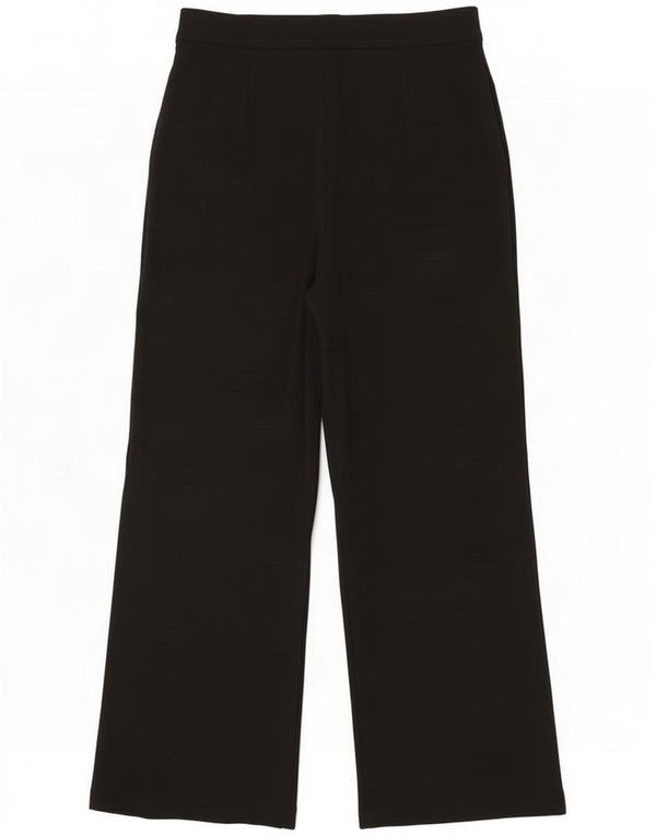 Marks & Spencer Womens High Waist Casual Παντελόνι UK 16 Large W32 L29 Black