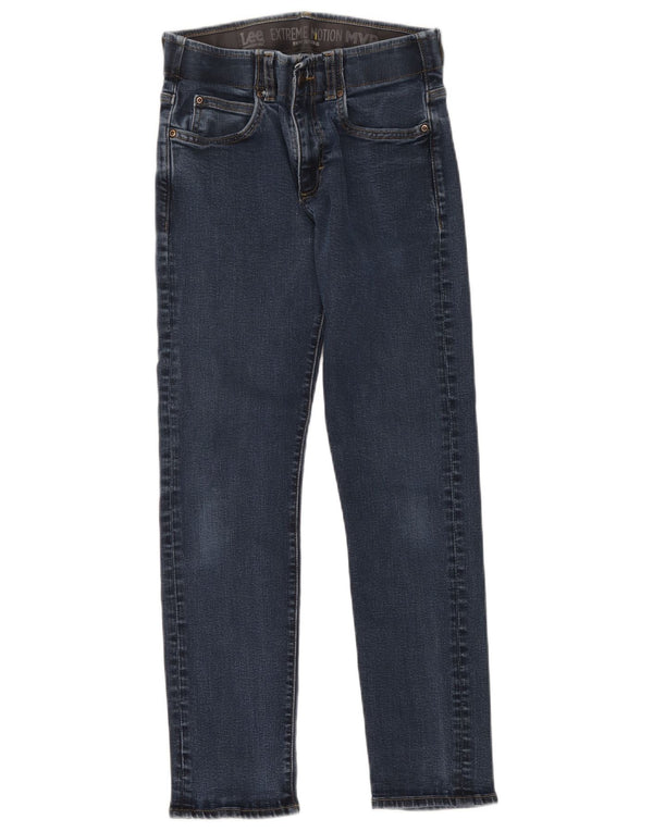 Lee Womens Extreme Motion Slim Fit Straight Jeans W29 L30 Blue