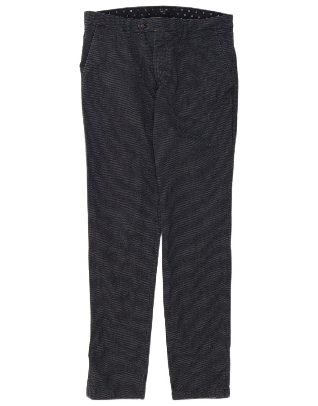 Ted Baker Ανδρικό Slim Suit Παντελόνι W32 L30 Grey Polyester