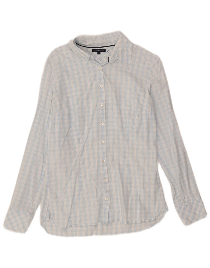 Tommy Hilfiger Γυναικείο Πουκάμισο US 8 Medium Blue Check Cotton