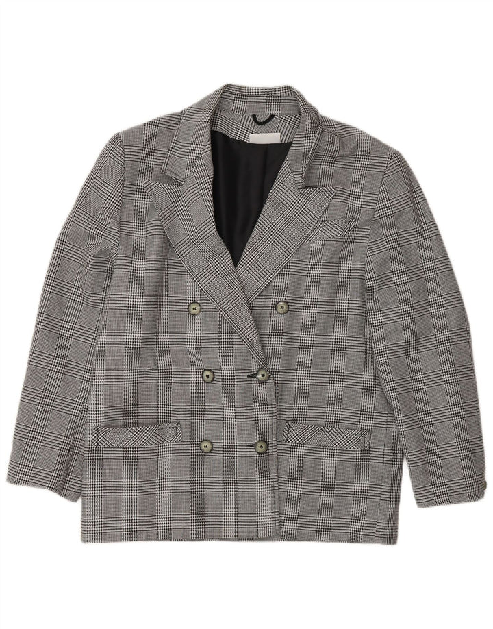 Peggy Page Γυναικείο σακάκι UK 14 Large Grey Houndstooth