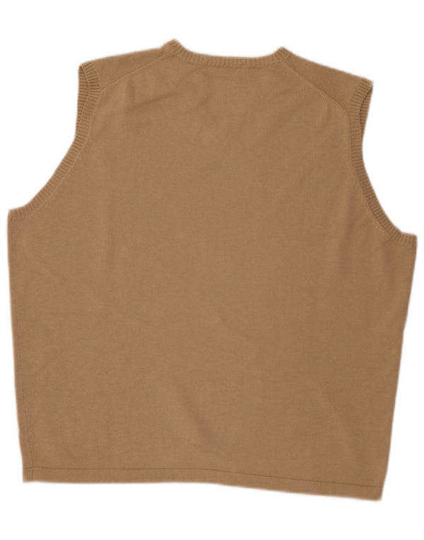 Zara Ανδρικό Γιλέκο Tank Top Large Beige