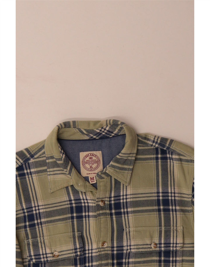 FAT FACE Mens Shirt Medium Green Check Cotton