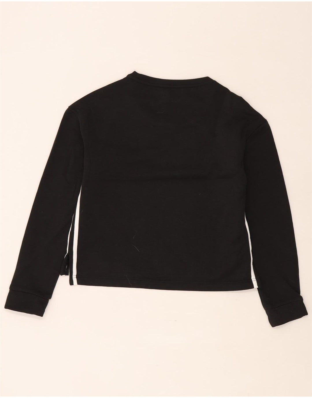 Adidas Γυναικεία Φούτερ Jumper UK 8/10 Μικρός Μαύρος Πολυεστέρας