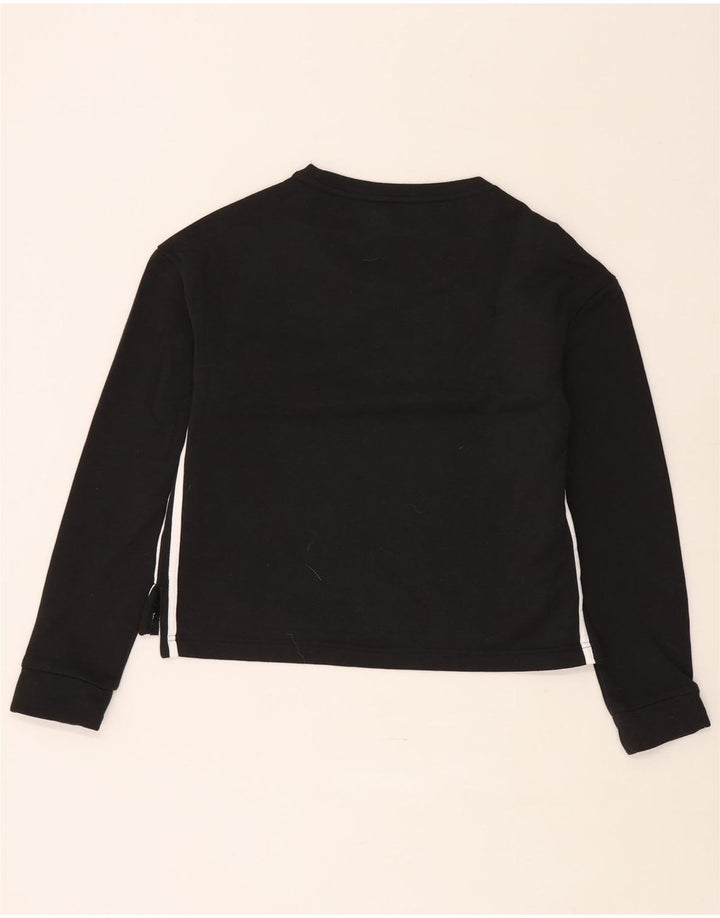 Adidas Γυναικεία Φούτερ Jumper UK 8/10 Μικρός Μαύρος Πολυεστέρας