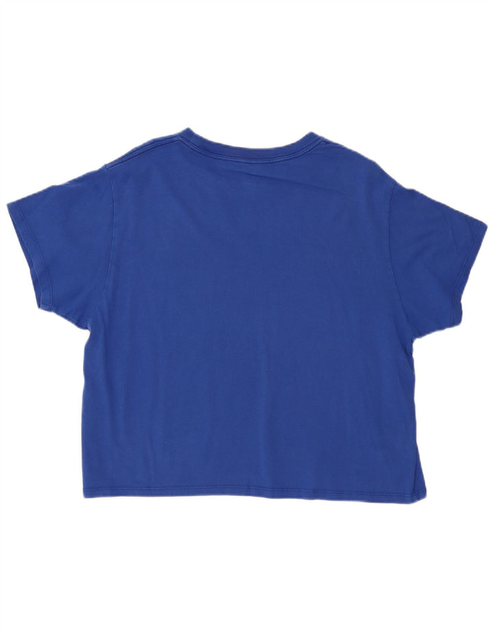 Γυναικείο T-Shirt Levi's Top UK 14 Medium Blue Colourblock