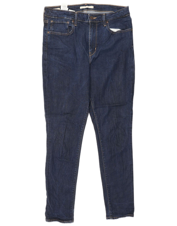 LEVI'S Γυναικεία 721 Ψηλόχρωμα Skinny Jeans W31 L30 Blue Lyocell