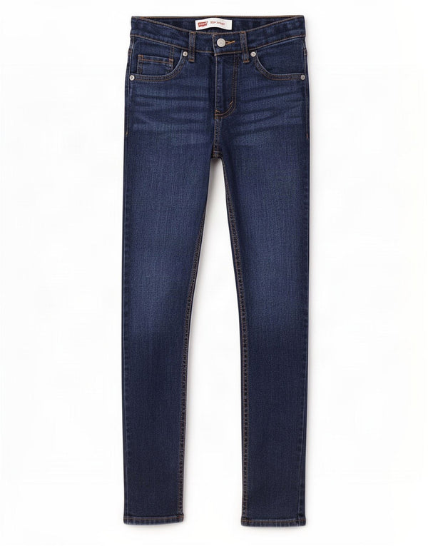 Levi's Boys 510 Skinny Jeans 11-12 ετών W28 L28 Μπλε βαμβακερό