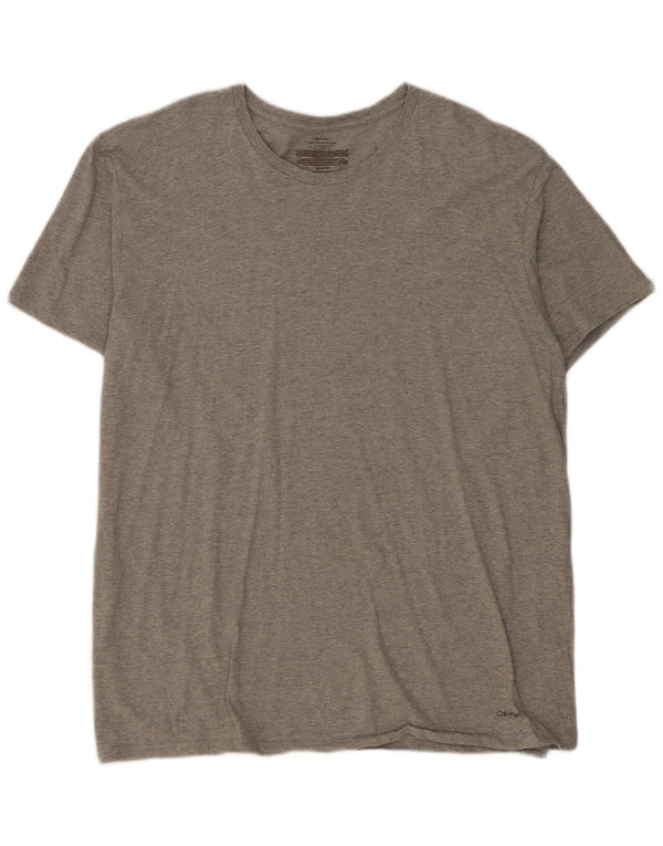 Ανδρικό T-Shirt Calvin Klein Top XL Grey Flecked