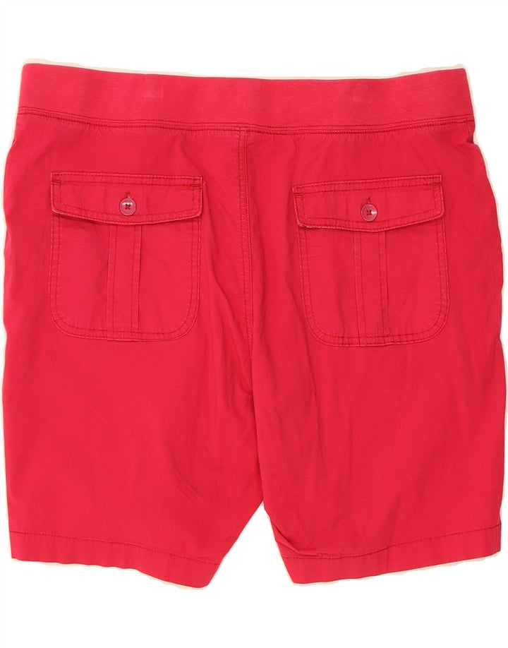LEE Womens Easy Fit Cargo Shorts US 16 2XL W36  Red Cotton Vintage Lee and Second-Hand Lee from Messina Hembry 