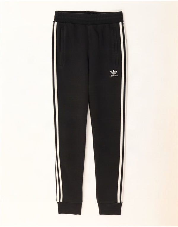 Γυναικεία αθλητική φόρμα Adidas Παντελόνι Joggers UK 4 XS Μαύρο βαμβακερό