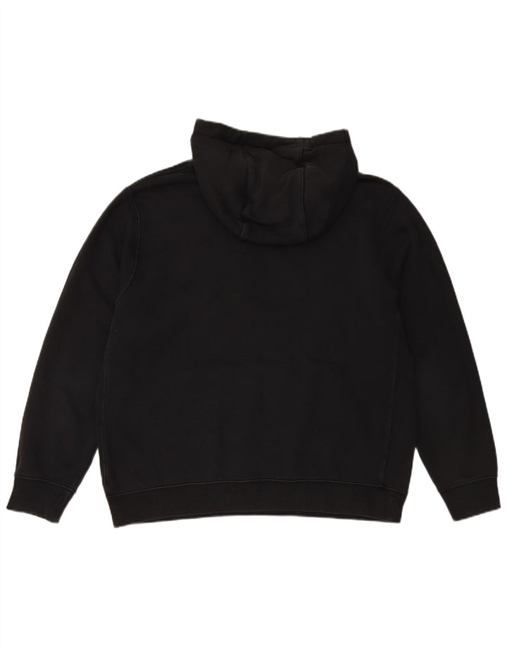 Ανδρικό φούτερ με κουκούλα NIKE, μεγάλο μαύρο βαμβακερό