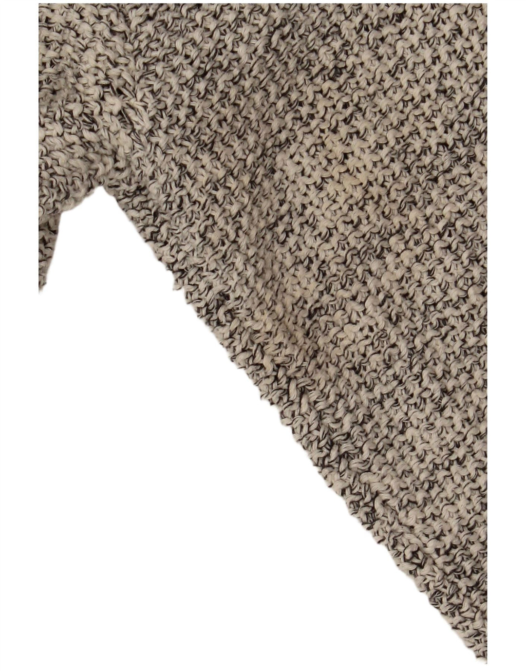 Zara Γυναικείο ανοιχτό πουλόβερ ζακέτα UK 14 Medium Grey Flecked