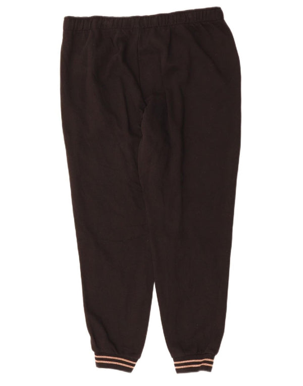 PUMA Γυναικεία αθλητική φόρμα Παντελόνι Joggers UK 16 Large Μαύρο Βαμβακερό