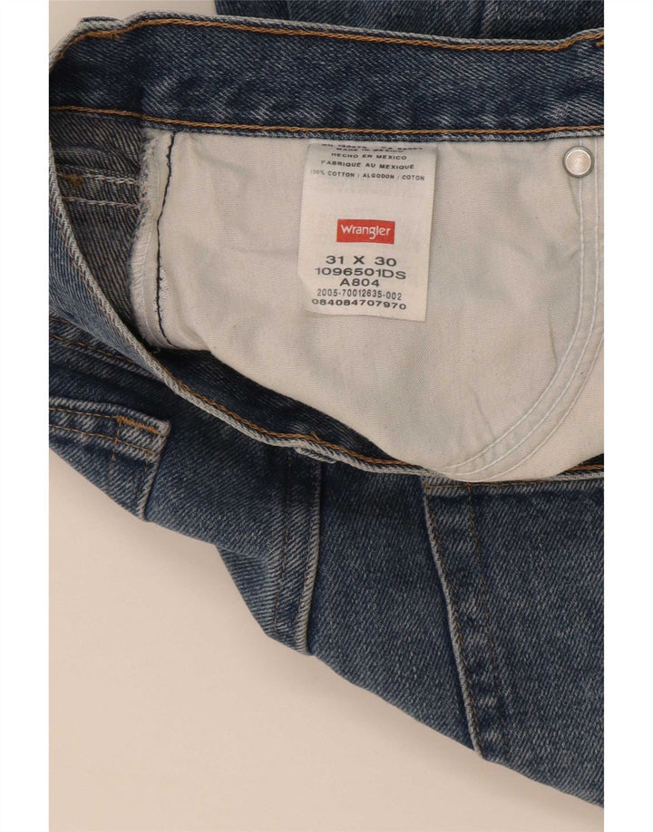 Ανδρικό τζιν Wrangler ίσιο W31 L27 Μπλε βαμβακερό