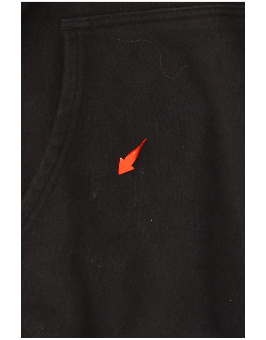 LEVI'S Γυναικείο γραφικό υπερμεγέθη κουκούλα UK 16 μεγάλο μαύρο βαμβακερό