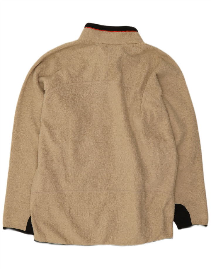 Fila Ανδρικό Fleece Jacket UK 44 2XL Beige Colourblock Polyester