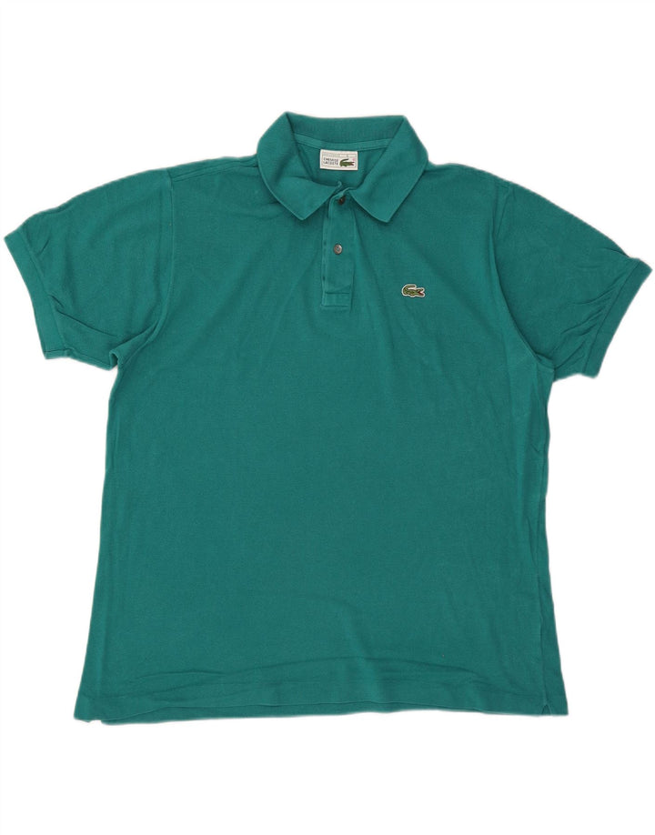 Ανδρικό μπλουζάκι πόλο LACOSTE, μέγεθος 6 XL, βαμβακερό τιρκουάζ