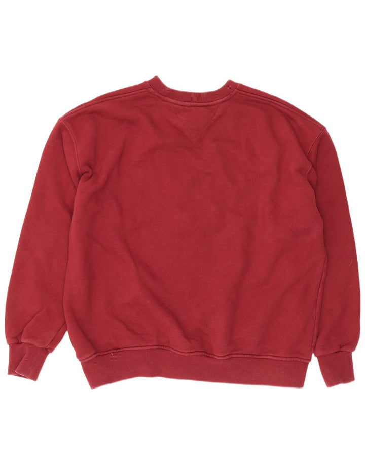 Γραφικό ανδρικό φούτερ Tommy Hilfiger Jumper XL Maroon Cotton