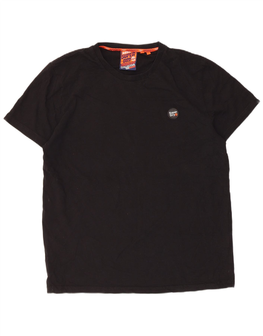 Superdry Ανδρικό T-Shirt Top 2XL Μαύρο βαμβακερό