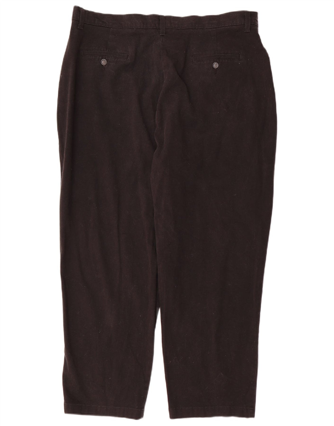 Lee Γυναικείο Crop Casual Παντελόνι US 18 2XL W38 L28 Μαύρο βαμβακερό