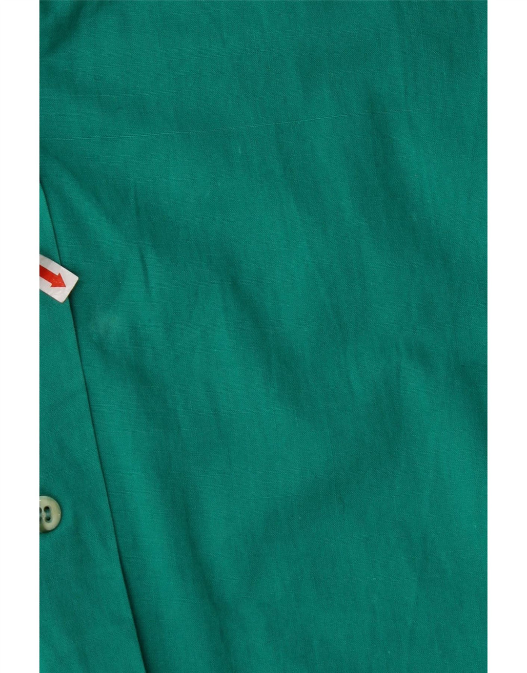 VINTAGE Γυναικείο Αμάνικο Πουκάμισο Μπλούζα UK 12 Medium Turquoise