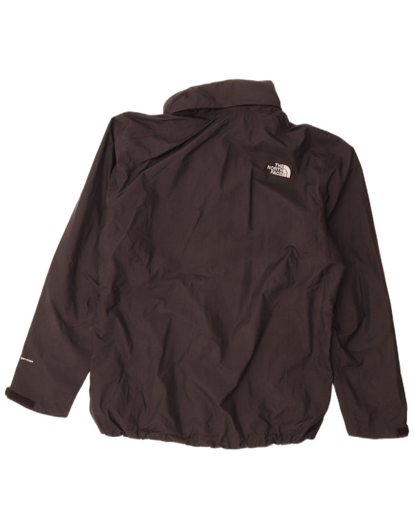 The North Face Mens Dryvent Hooded Rain Jacket UK 40 Large Black Nylon