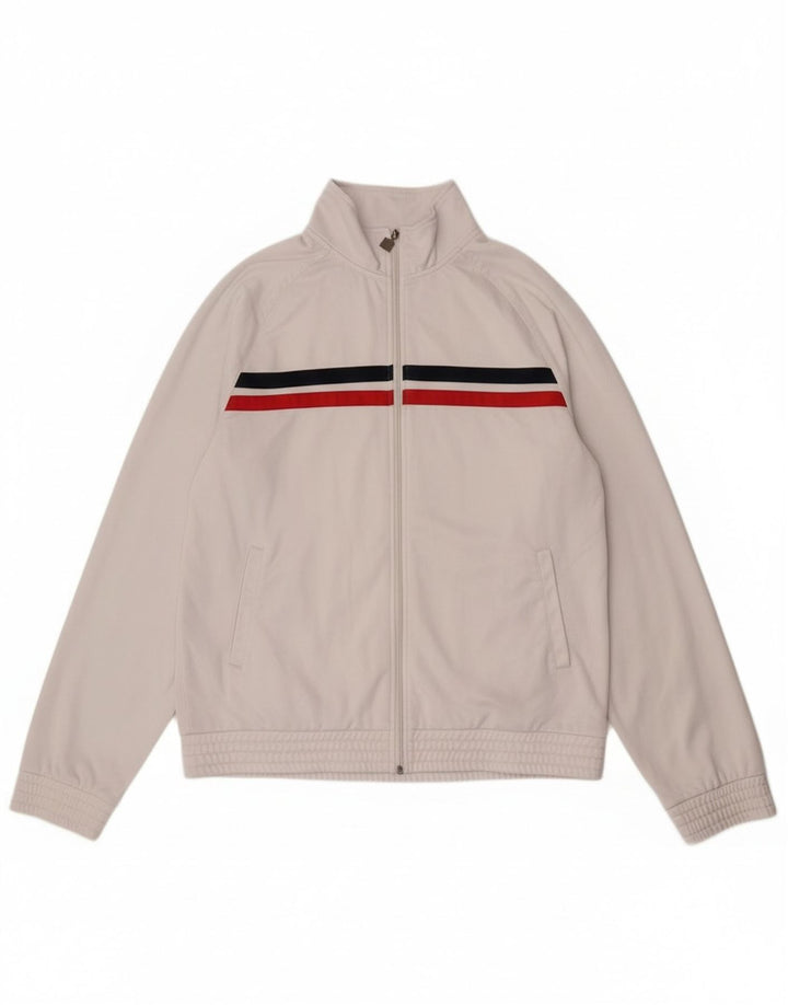 Ανδρική φόρμα Fila Top Jacket 2XL Λευκό ριγέ πολυεστέρα