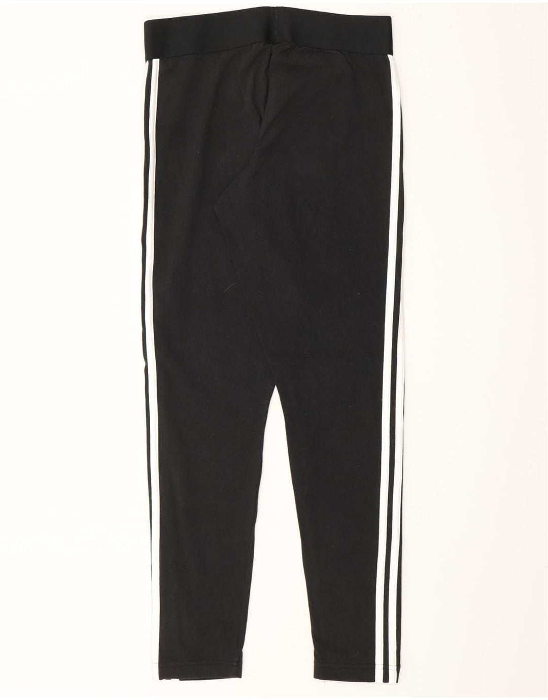 Γυναικείο κολάν ADIDAS UK 12/14 Μεσαίο μαύρο βαμβακερό