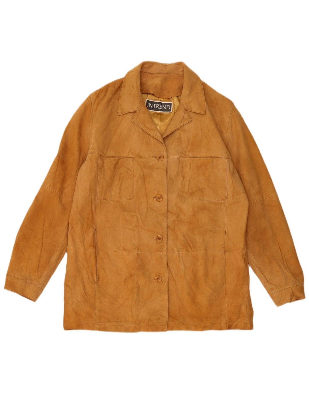 INTREND Γυναικείο Suede Jacket IT 44 Medium Beige Leather