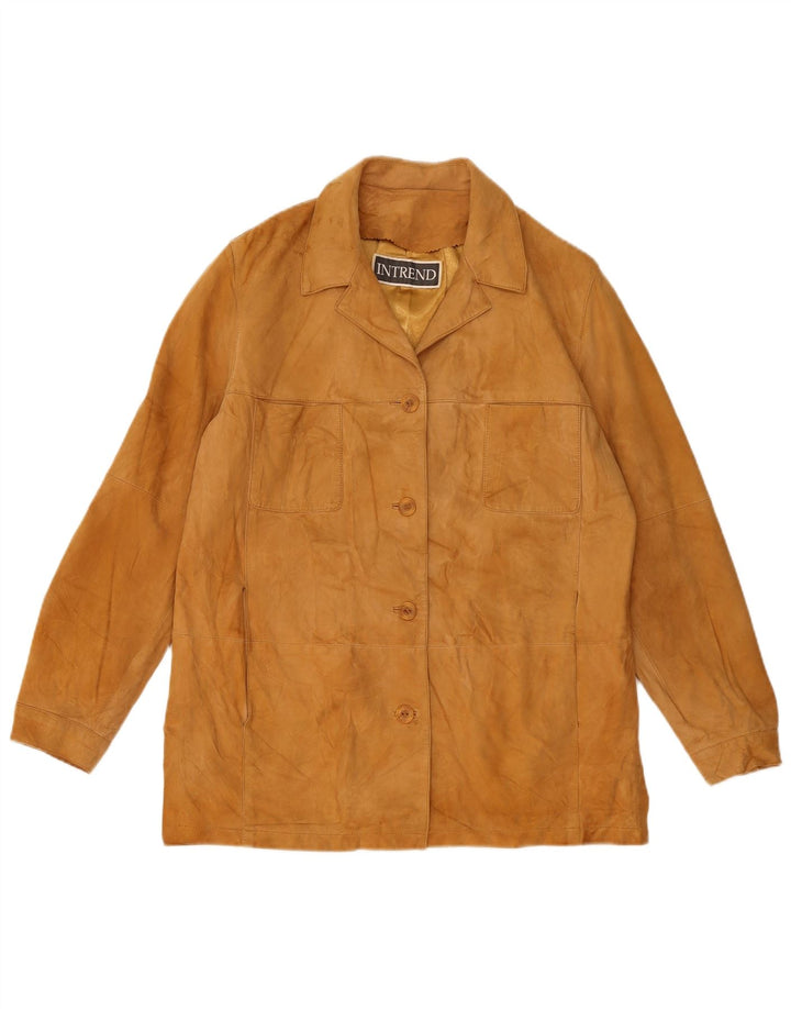 INTREND Γυναικείο Suede Jacket IT 44 Medium Beige Leather