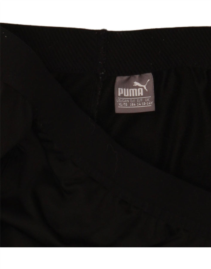 Παντελόνι αθλητικής φόρμας PUMA Boys 13-14 ετών Μαύρο