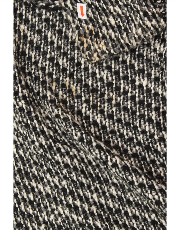 ZARA Γυναικείο ανοιχτό πουλόβερ με ζακέτα UK 14 μεσαίου μαύρου χρώματος